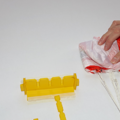 Demonstration of folding the canopy of a parachute using a parachute folding and rigging jig