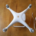 Parachute harnesses next to Phantom drone