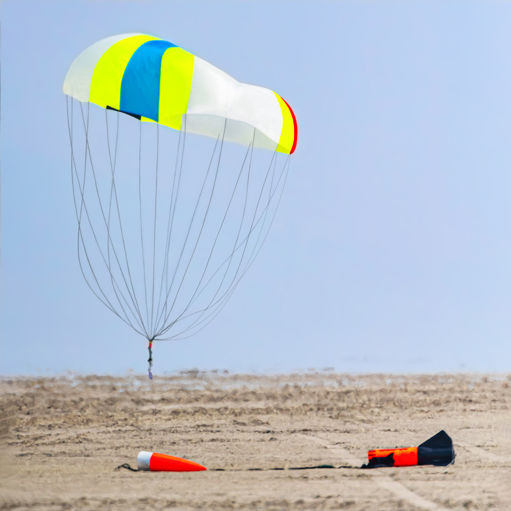 Raven On-Landing Parachute Release for Drones, Rockets and other UAS